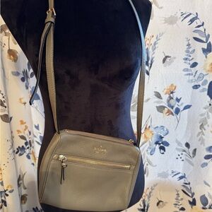 kate spade Olive Green Leather Crossbody Bag